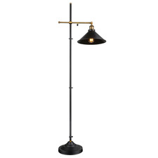 Globo Stehleuchte Stehlampe Lampe Leuchte Lenius mit beweglichem Schirm schwarz