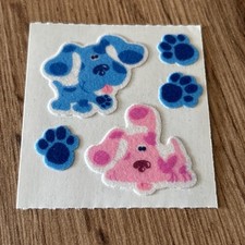 Sandylion ? Blues Clues ? Blue & Magenta ? Originalbogen ? Fuzzy ? Stoff