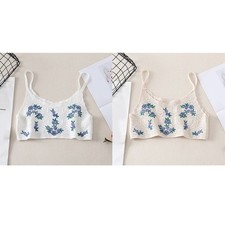 Damen Ethno Boho Style Weste hohl rückenfrei Stickerei für tägliche Aktivitä