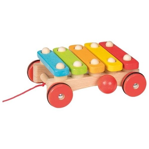 Xylophon mit rädern - rädern, /