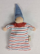 Alana Frottee Schmusetuch Schmusepüppchen Blau/Rot