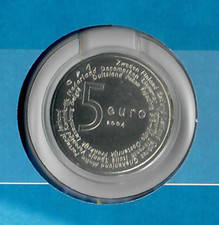 5 Euro Silber Niederlande 2004, Erweiterung der EU, im Folder, proof, Ag925,
