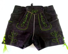 ältere schwarze  Lederhose