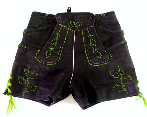 ältere schwarze lederhose - schwarze,