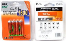 8x AAA Micro NI-MH AKKU 1,2V