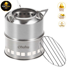 Hobo Kocher Edelstahl Camping