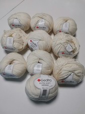 NEU 500gr Gedifra Extra Soft Merino 10x 100% Merinowolle Extrafein Creme Wolle