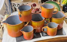 7 Töpfe Emailletöpfe