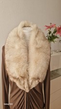 Fuchskragen   ,  schöner , vintage Fuchsschal  ,  Polarfuchs Fellschal.