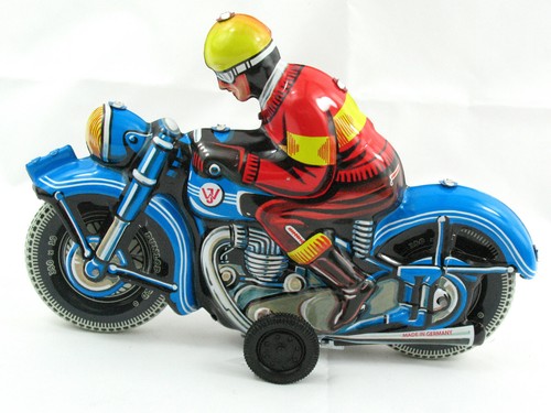 Blechspielzeug motorrad - blechspielzeug,