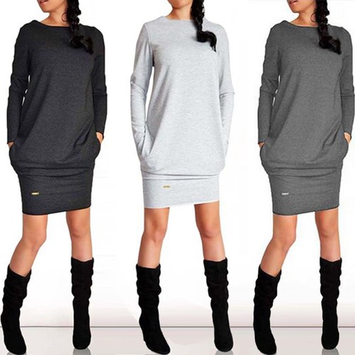 Bodycon pullover tunika damen - bodycon,