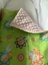 Babybett Bettwäsche Tinkerbell Handarbeit passend für einen Moseskorb