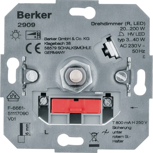 Berker drehdimmer 2909 led - 2909,