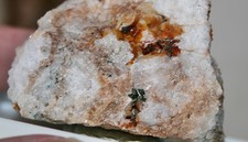 Olivenit xx , Azurit xx , Grube Clara , Wolfach , Schwarzwald Mineralien