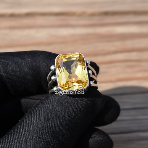 Gelber citrin edelstein 925 - gelber,