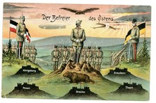 AK Der Befreier des Ostens Breslau Königsberg Posen Graudenz Thorn E66