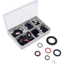 Dichtungsringe Set 125-teilig O-Ringe PE-Dichtung Gummidichtung Dichtungsscheibe