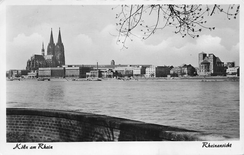 Köln blick über - ak, (50667),
