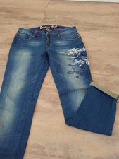 tolle Buena Vista Jeans m. Blumen Gr. M NEu!