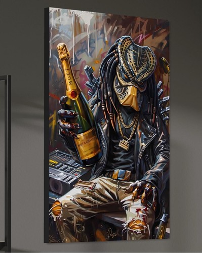 Predator leinwand bild - leinwand,