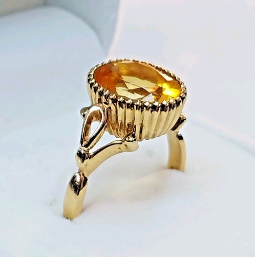Ring gold citrin 1 2 - ring,