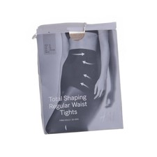 H&M, Nylonstrumpfhose, Größe: XL, Total Shaping Regular Waist Tights, Beige #AgU