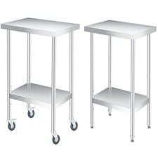 Edelstahltisch Aufkantung