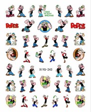 Popeye Nagelsticker Nail Art