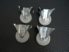 Original Blickle Rollen starr mit Kunststoffräder 4 Stück