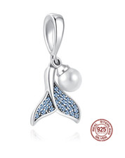 Charm Bead Flosse Zirkoniaia