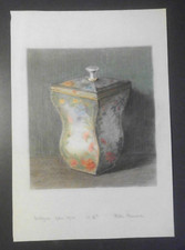 Originale Tusche-Aquarell