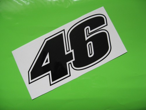 Rossi aufkleber decal x2 - 46, aufkleber/decal
