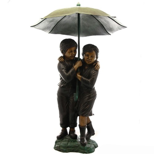 Bronzefigur justus und judith - "justus,