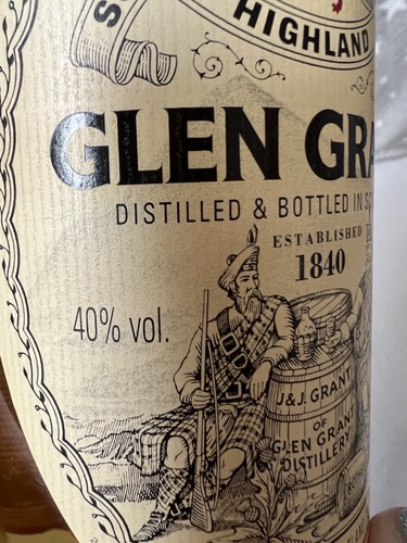 Glen grant pure malt scotch - grant,