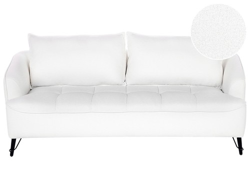 Sitzer sofa bouclé weiß - sofa,