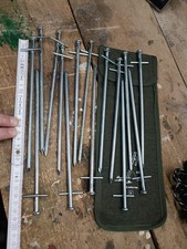 Zeltheringe Erdnagel 15 Stück inkl. Tasche