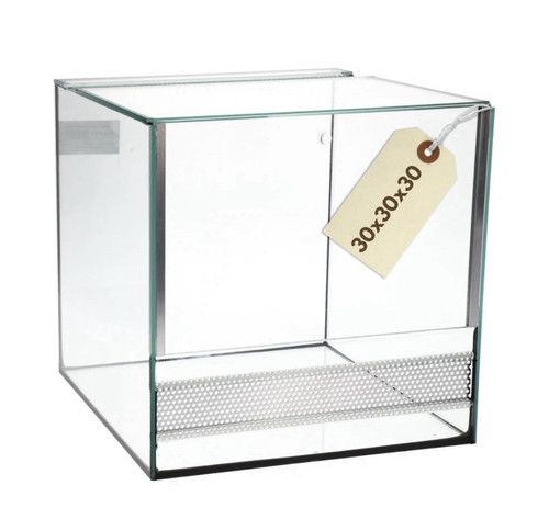 Glas terrarium 30x30x30 mit - glas-terrarium,