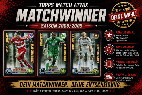Match attax 2008 2009 - match,