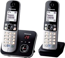Panasonic KX-TG6822 Duo Festnetztelefon mit AB Französische Version Verp.beschäd