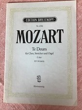Noten Mozart Te Deum