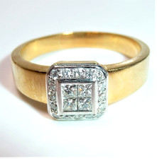 Ring 750 gold ct diamant - ct,