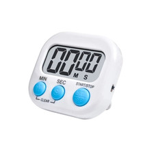Digital Küchenwecker Eieruhr Timer Stoppuhr Kurzzeitmesser Magnet Weiß