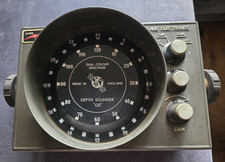 Echolot Tiefenmesser Space Age Electronics made in England - Vintage   Sportboot