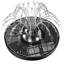 Solarbrunnen Vogelbad 8 Düsen