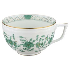 Teetasse Raynaud & Co. Limoges Blumenmotiv grün Form II Wilh. Drache