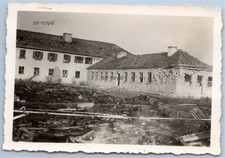 München 1942 - Kaserne Zerstörung nach Fliegerangriff - WK2 Foto 9x6cm