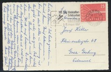 Schweiz Luzern Werbestempel Kleinkaliber Schützenfest auf Ansichtskarte