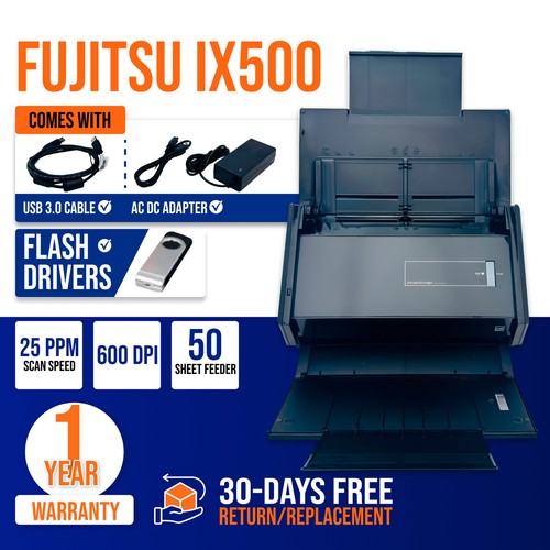 Fujitsu scansnap ix500 duplex - fujitsu,