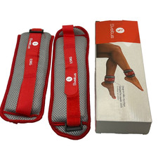 Sveltus Aqua-Gurtpaar, jeweils 500 g, Farbe Rot und Grau