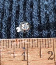 750 Gold Ohrstecker Einzel Ohrringe Damen Herren - synthetisch hergestellt“